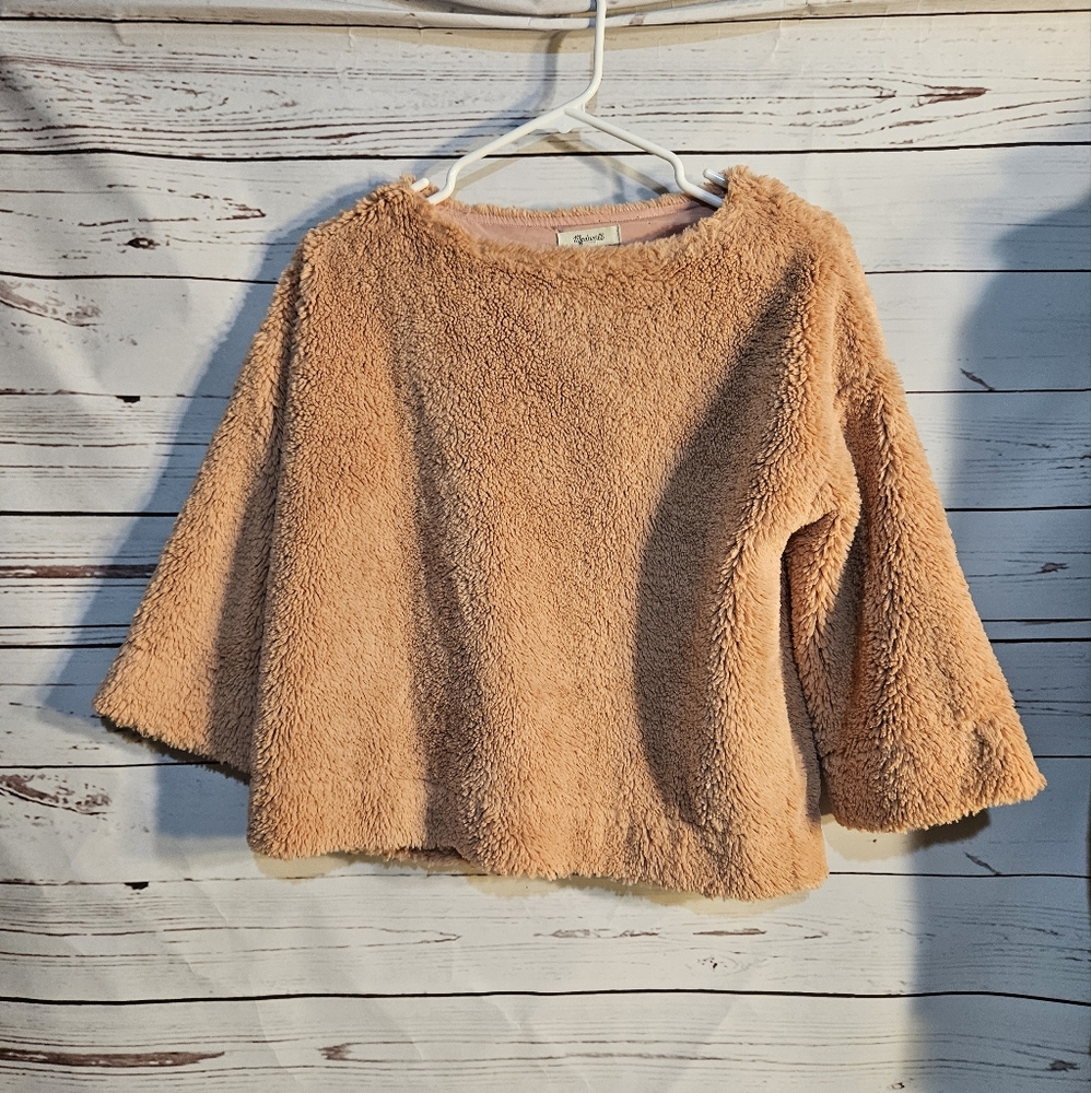 Madewell Faux Fur‎  top size XXS